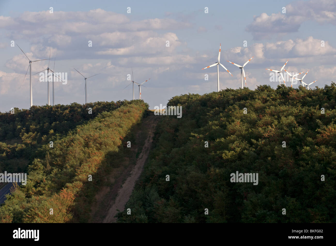 Wind farm Germany Stock Photo Alamy