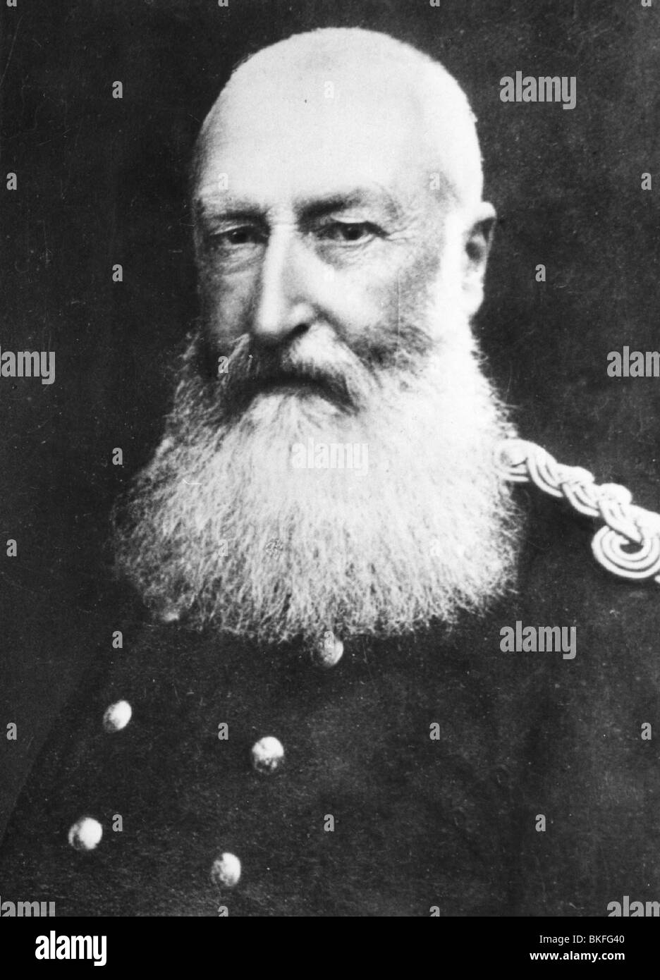 Leopold II, 9.4.1835 - 17.12 1909, King of Belgium 1865 - 1909, portrait, circa 1900, Stock Photo
