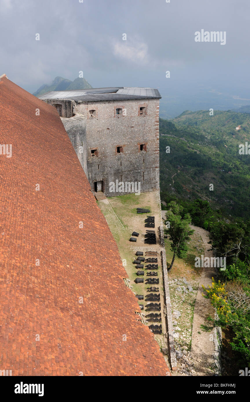 View from the Citadel, Milot, Cap Haitien, Haiti, Hispaniola, Greater Antilles, Caribbean, Americas Stock Photo