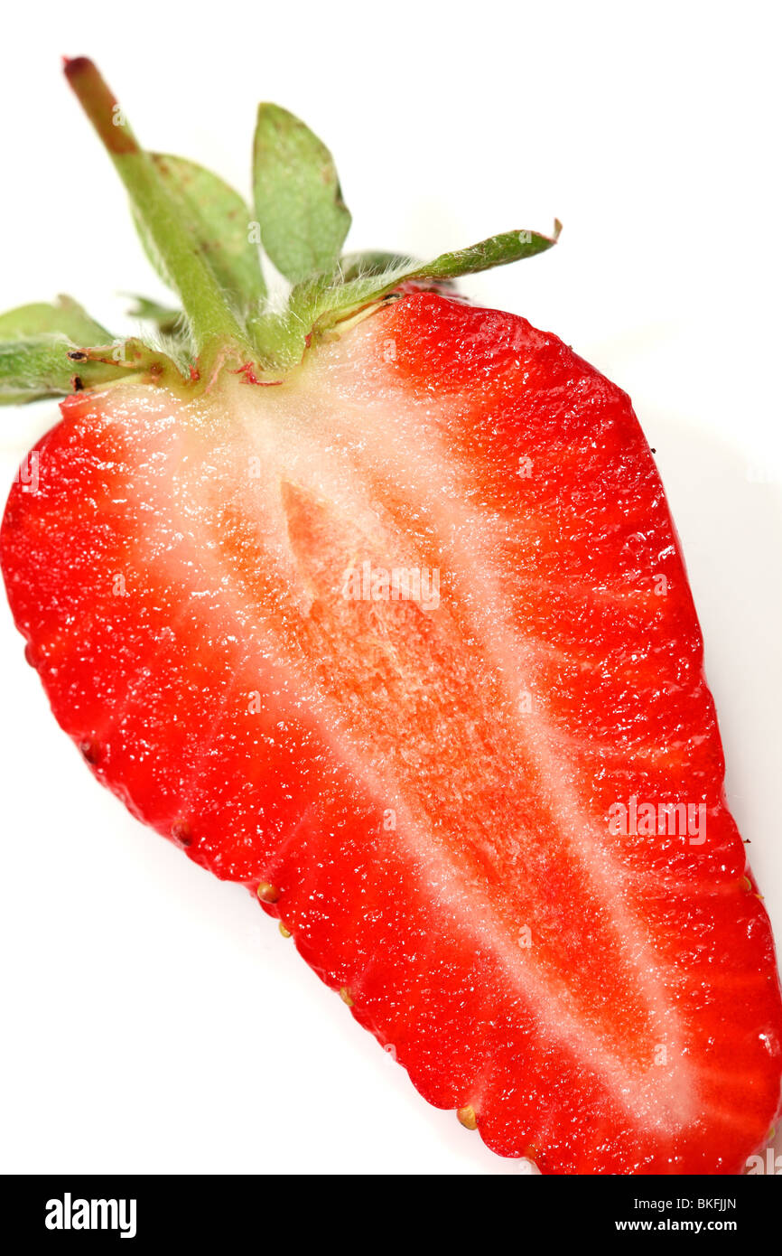 Half a strawberry hi-res stock photography and images - Alamy
