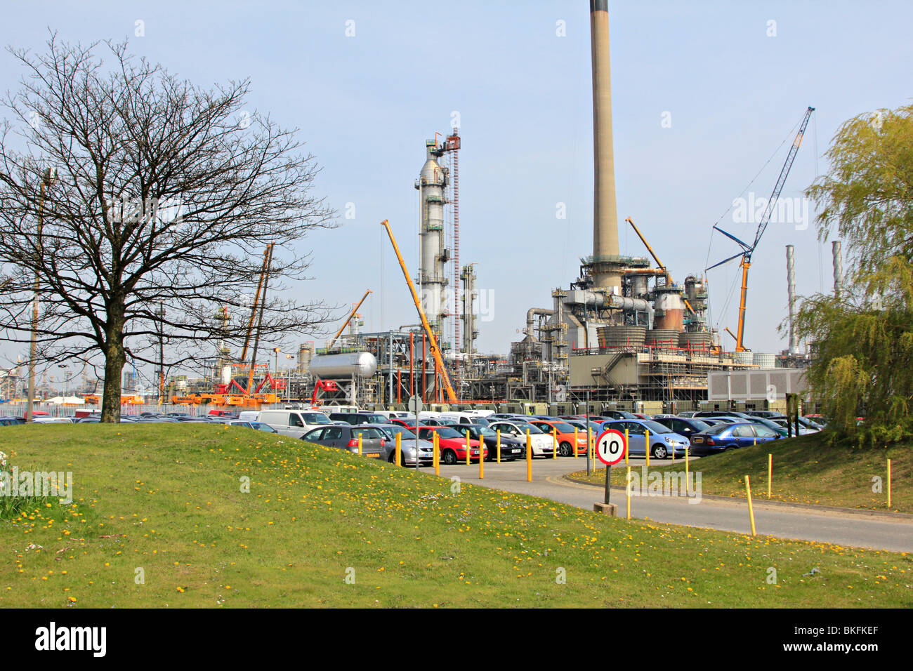 Conoco Phillips humber oil refinery North Lincolnshire england uk gb Stock Photo