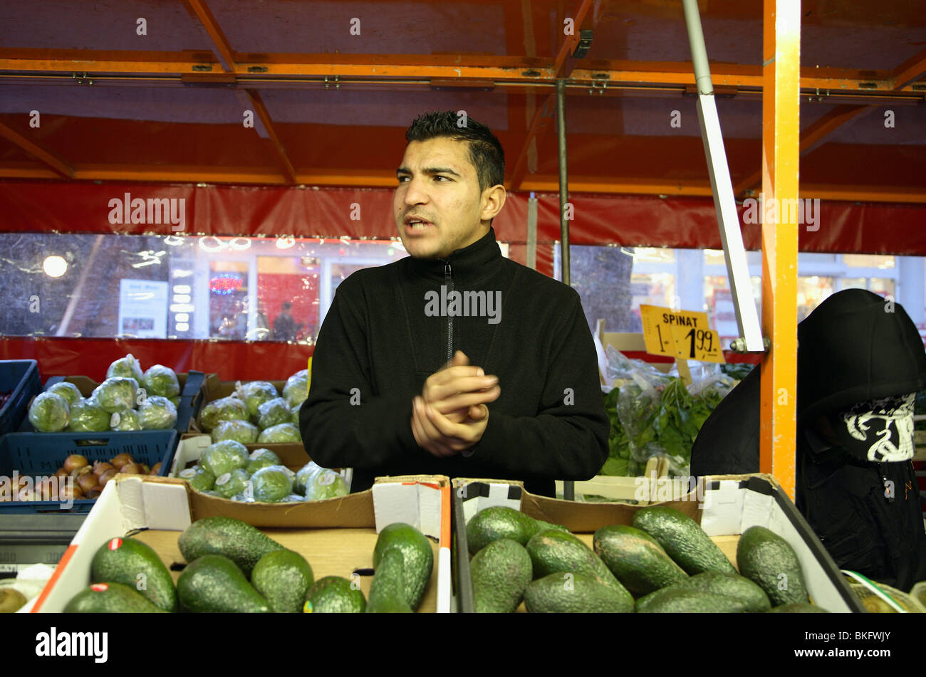 Street market, Berlin, Germany Stock Photo Alamy