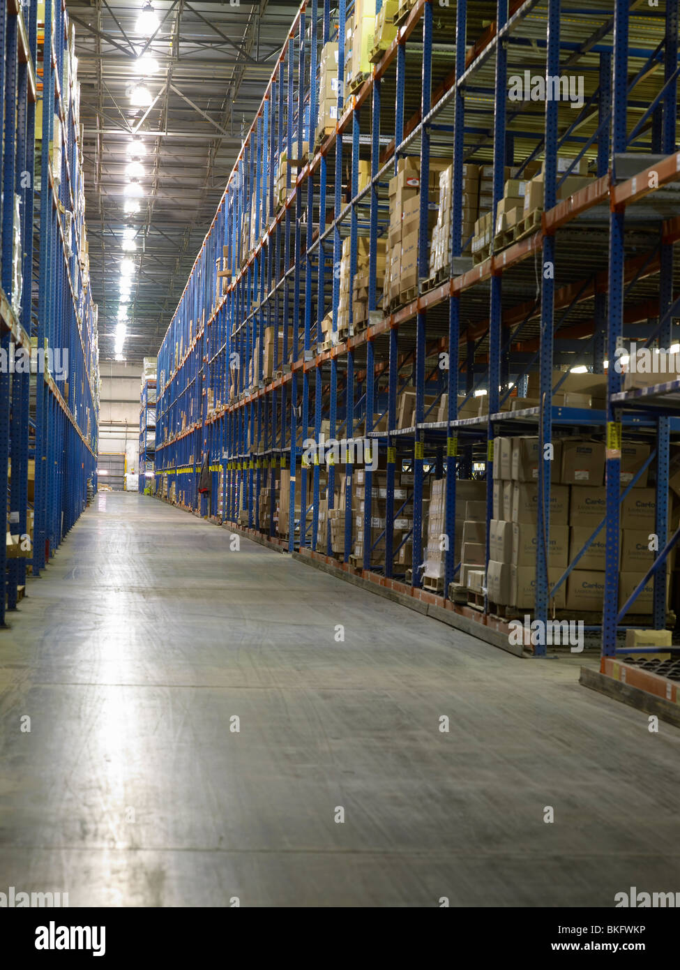 Warehouse Aisle, Philadelphia, USA Stock Photo Alamy