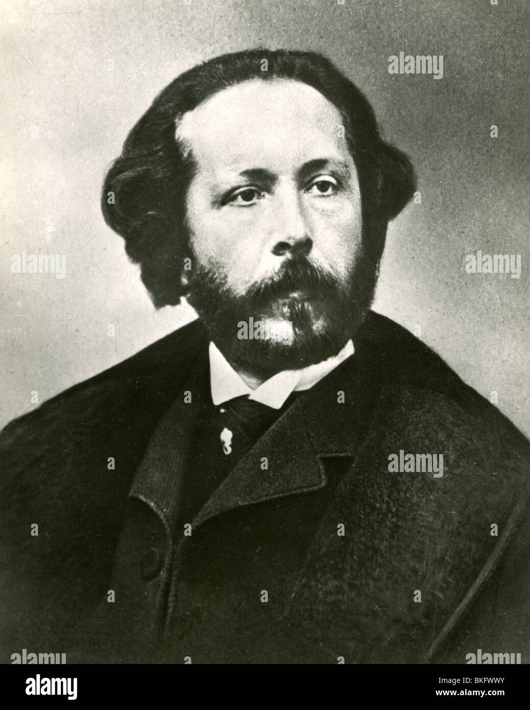 EDOUARD-VICTOIRE-ANTOINE LALO - French composer (1823-1892) Stock Photo