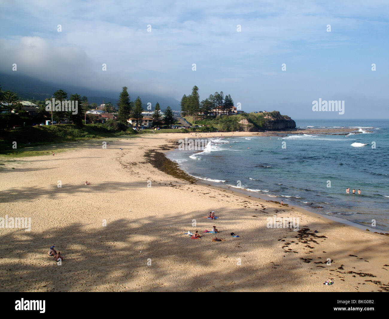 Little Austinmer Beach in Austinmer, New South Wales, Australia Stock