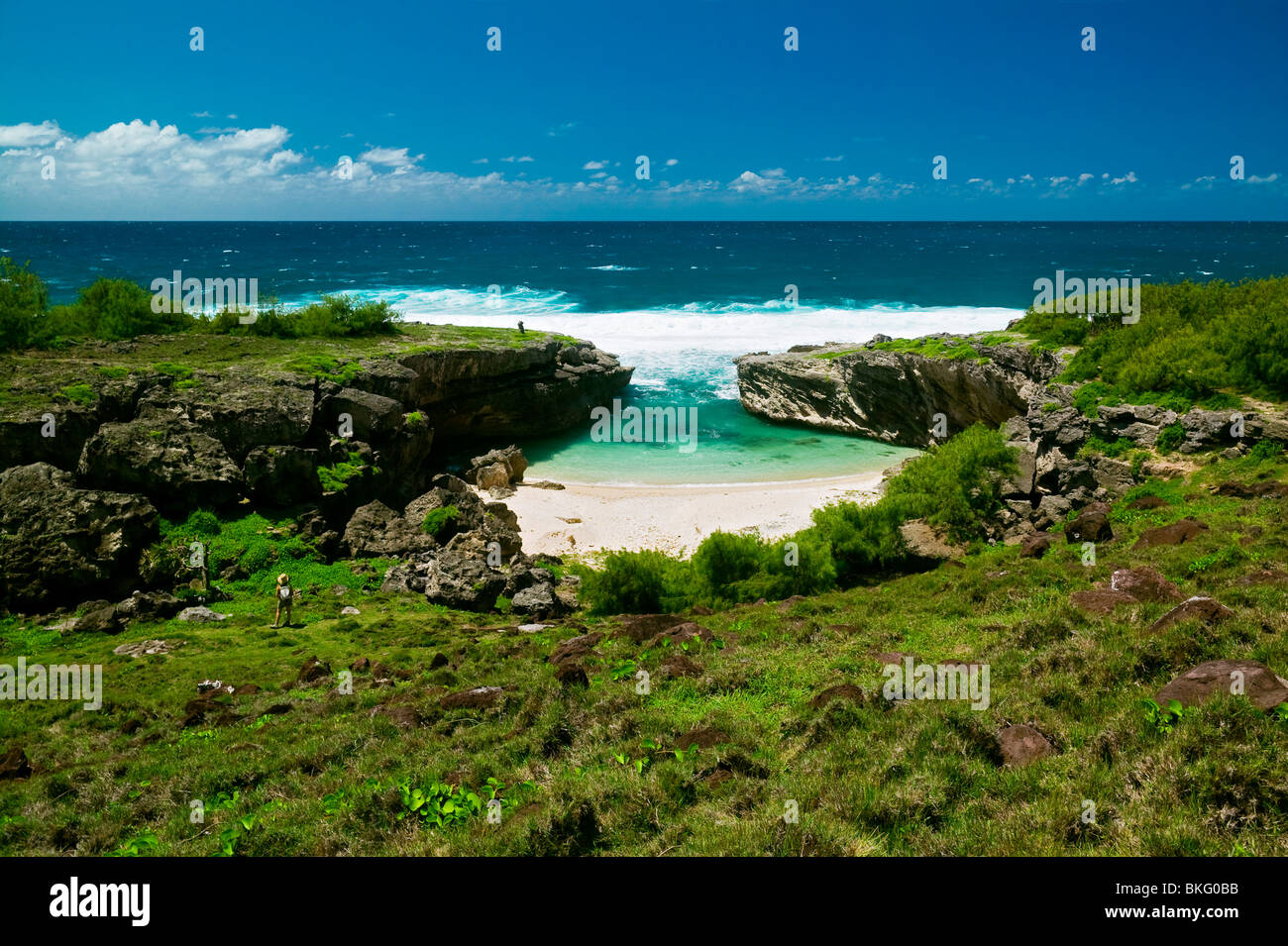 ANSE BOUTEILLE, RODRIGUES ISLAND, MAURITIUS REPUBLIC Stock Photo Alamy