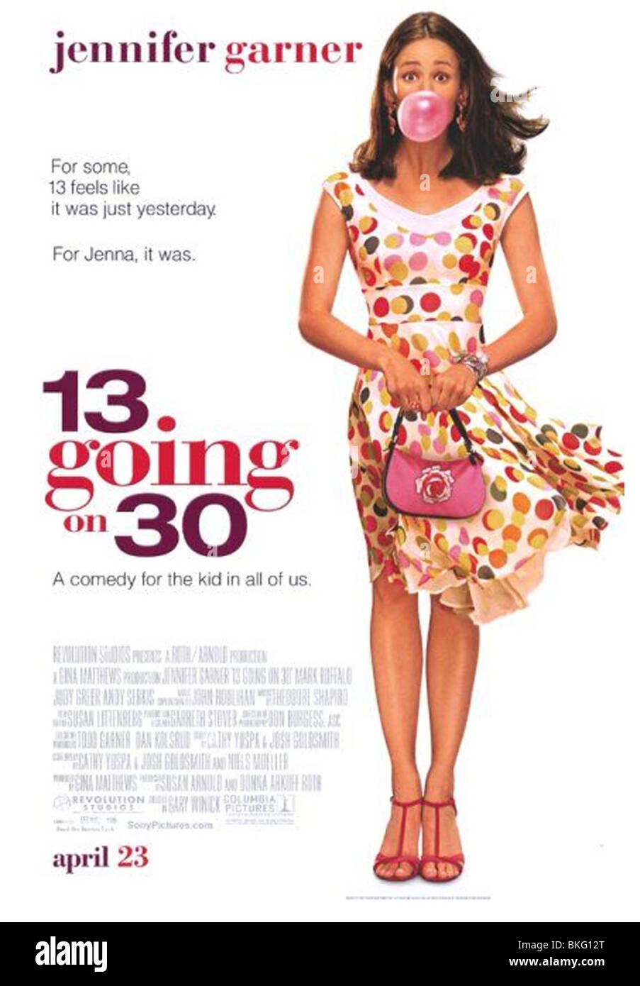 13 GOING ON 30 -2004 POSTER Stock Photo