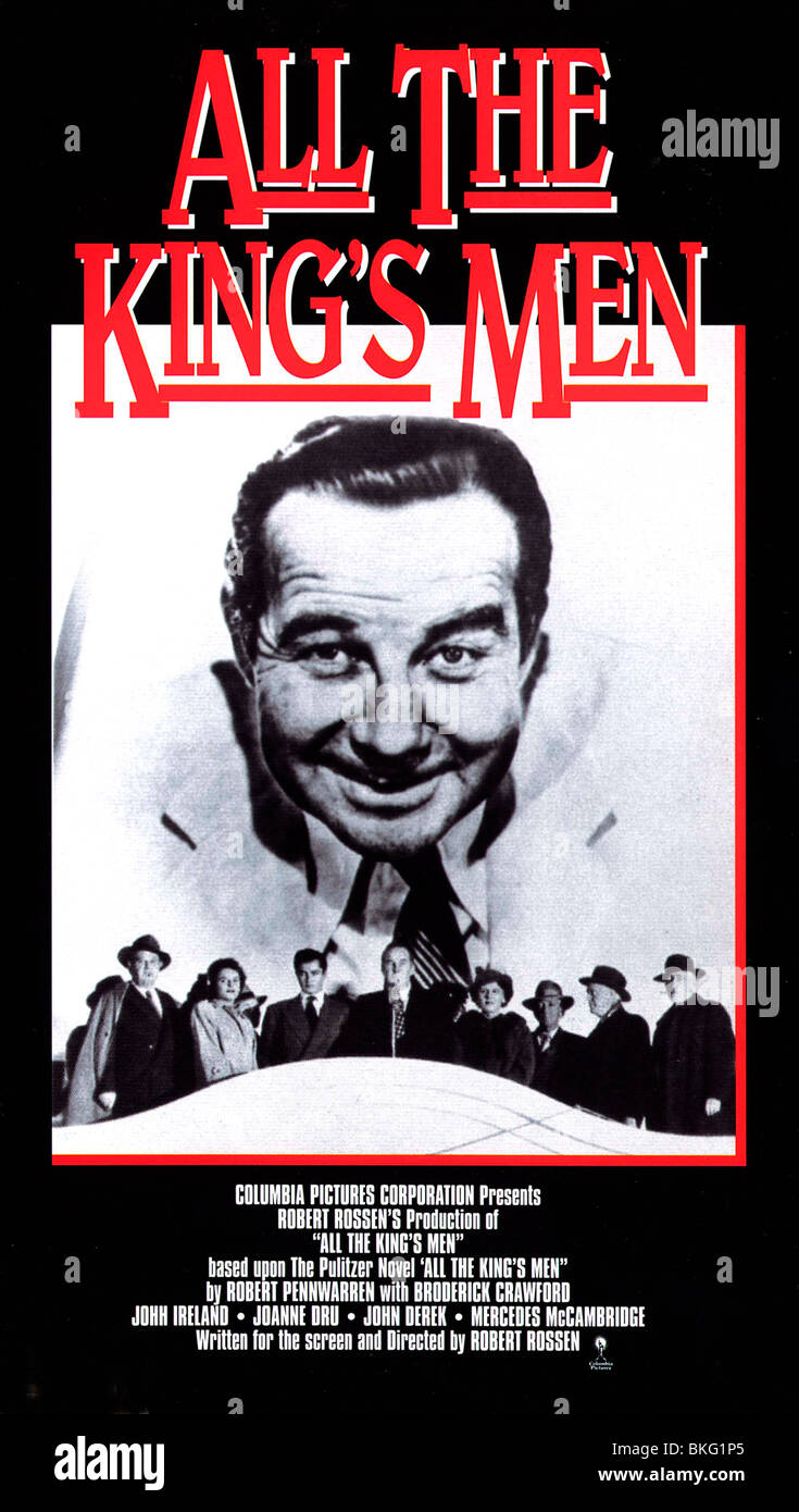 ALL THE KING'S MEN (1949) POSTER ATKM 001 VS Stock Photo