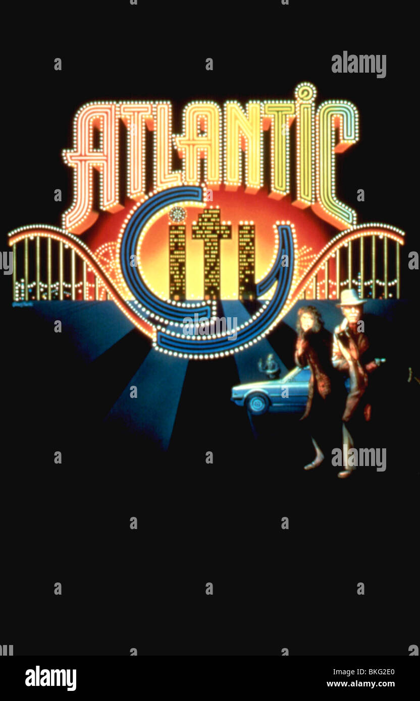 ATLANTIC CITY 1980 POSTER Stock Photo Alamy