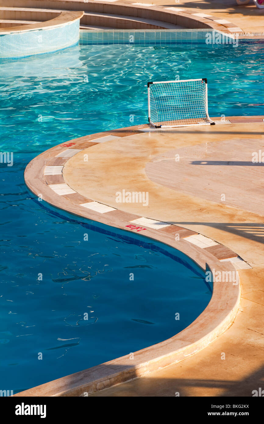 A pool at a holiday complex in Teos, Western Turkey. Stock Photo