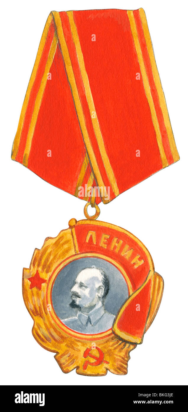 Order of Lenin Stock Photo