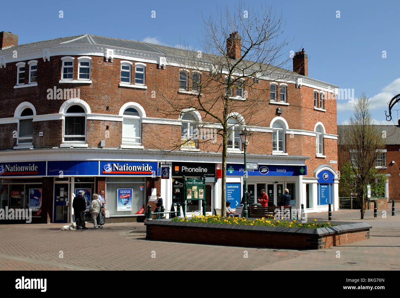Town centre, Rugeley, Staffordshire, England, UK Stock Photo