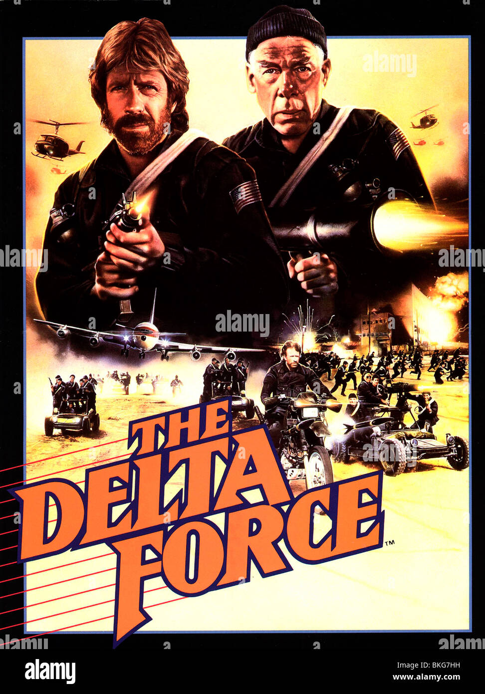 THE DELTA FORCE -1986 POSTER Stock Photo - Alamy