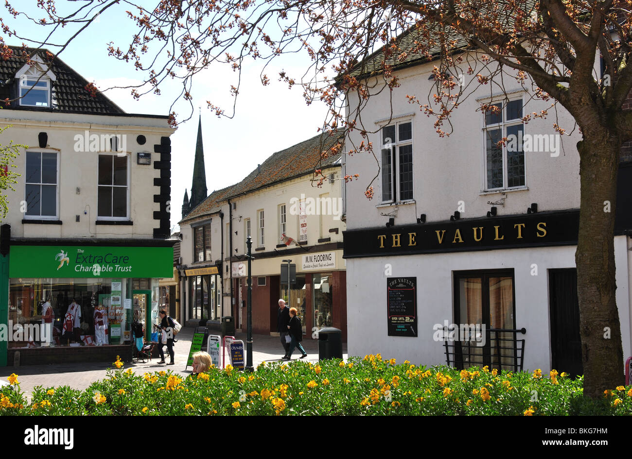 Town centre, Rugeley, Staffordshire, England, UK Stock Photo - Alamy