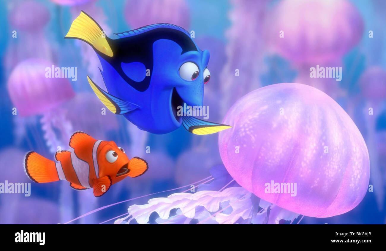 FINDING NEMO (2003) ANIMATION CREDIT DISNEY FINN 001-04 Stock Photo - Alamy