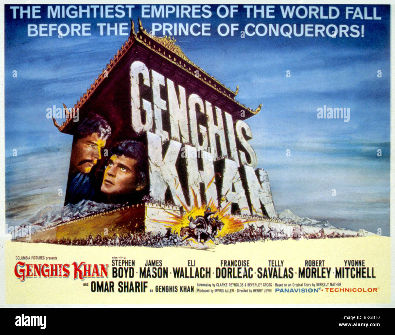 GENGHIS KHAN 1964 POSTER Stock Photo Alamy