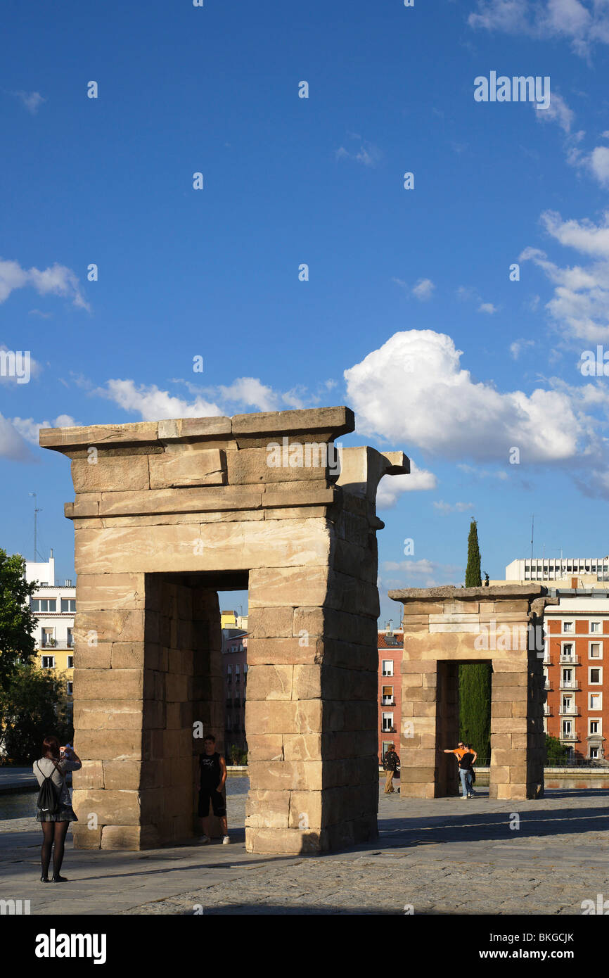 Temple of Debod, Madrid, Spain Stock Photo