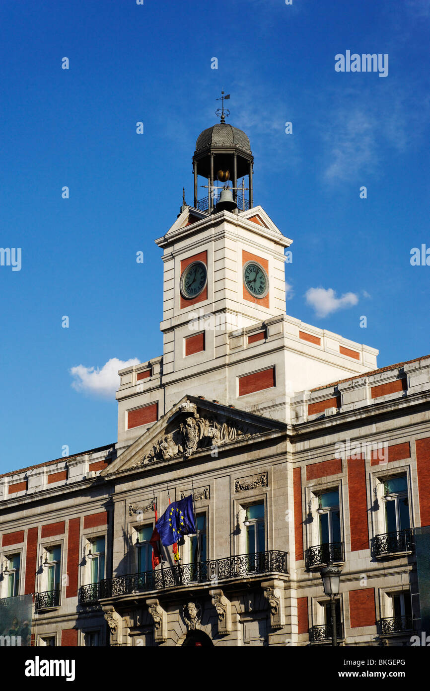 Casa de Correos, Puerta del Sol, Mardrid, Spain Stock Photo - Alamy