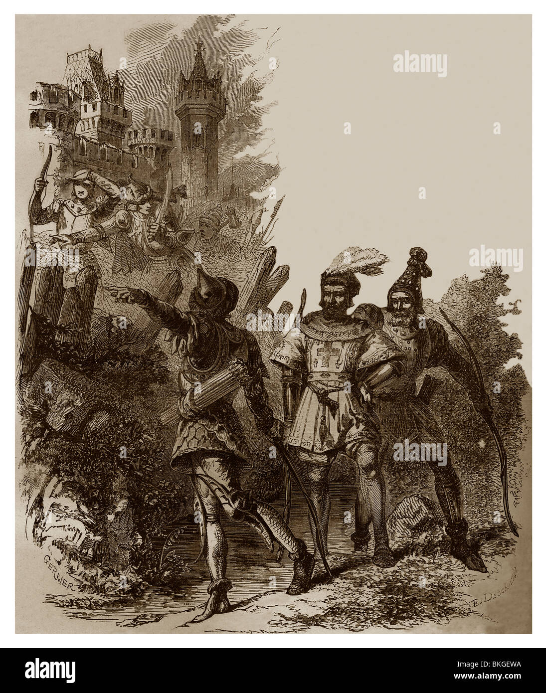 French archer hires stock photography and images Alamy