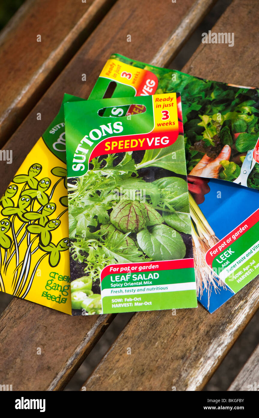 Packets of vegetable seeds hires stock photography and images Alamy