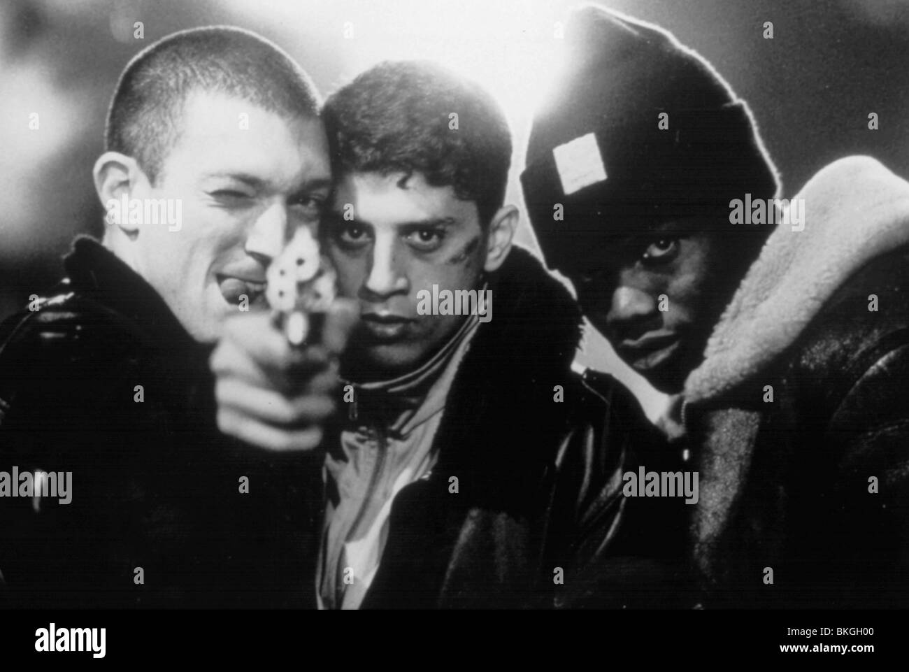 LA HAINE (1995) VINCENT CASSEL, SAID TAGHMAOUI, HUBERT KOUNDE LAHA 009 Stock Photo