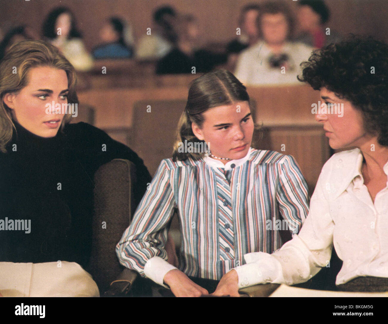 LIPSTICK (1976) MARGAUX HEMINGWAY, MARIEL HEMINGWAY, LAUREN JONES LPSK 003FOH Stock Photo