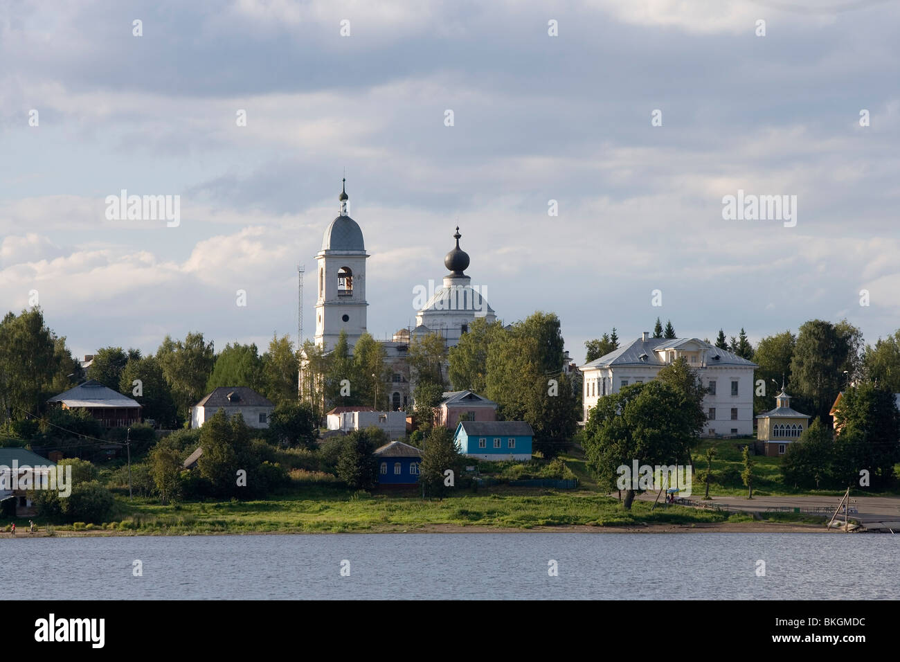 Russia,Golden Ring,Uglich,Volga River,orthodox churches Stock Photo Alamy