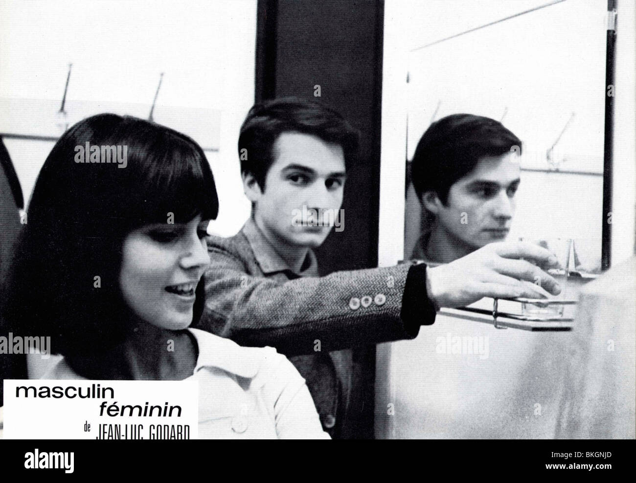 MASCULINE-FEMININE (1966) CHANTAL GOYA, JEAN-PIERRE LEAUD MCFM 006 P Stock Photo