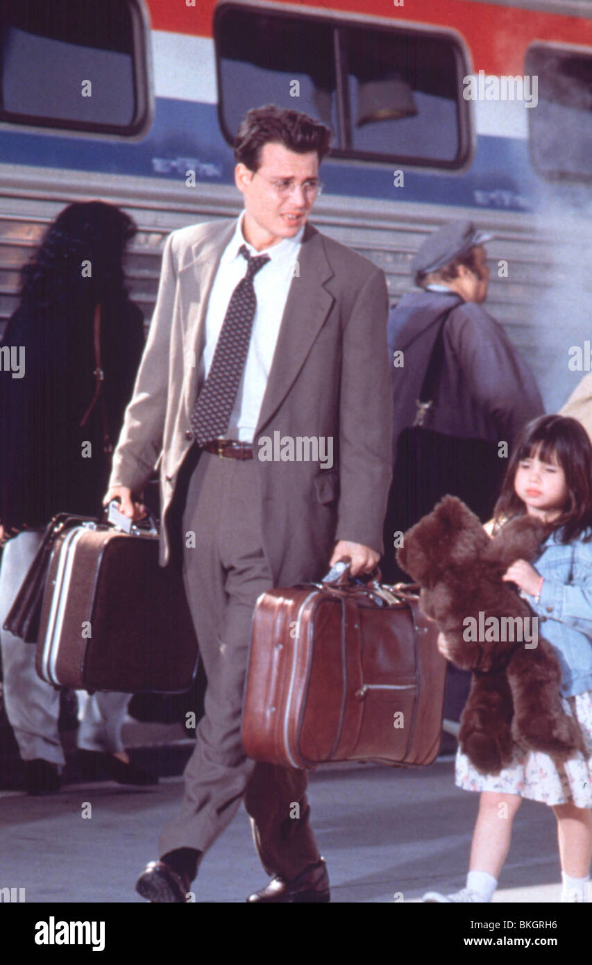 NICK OF TIME (1995) JOHNNY DEPP, COURTNEY CHASE NKOT 094 Stock Photo