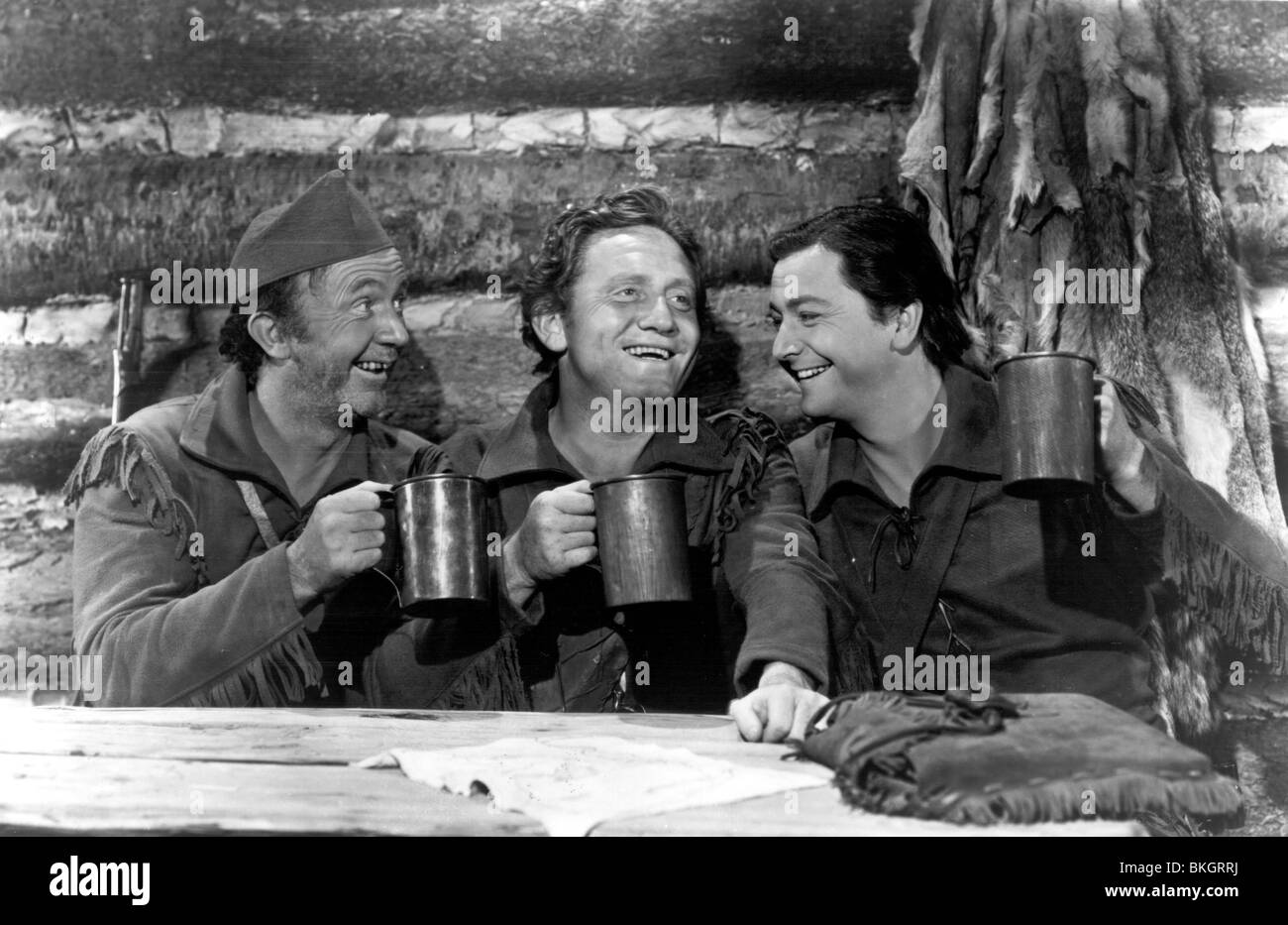 NORTHWEST PASSAGE (1940) WALTER BRENNAN, SPENCER TRACY, ROBERT YOUNG NWP 001-01 Stock Photo