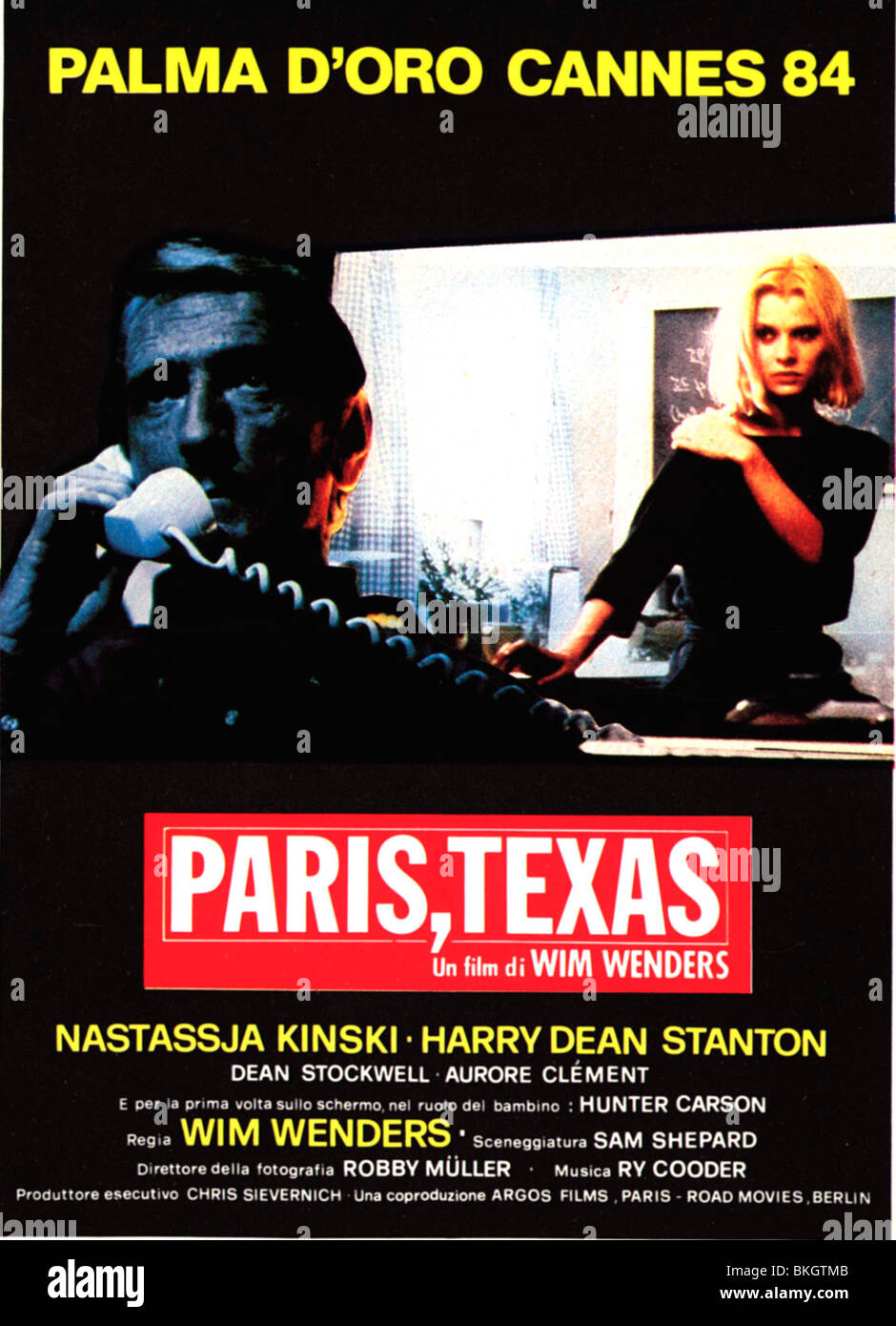 PARIS, TEXAS (1984) WIM WENDERS (DIR) PTX 001VS Stock Photo