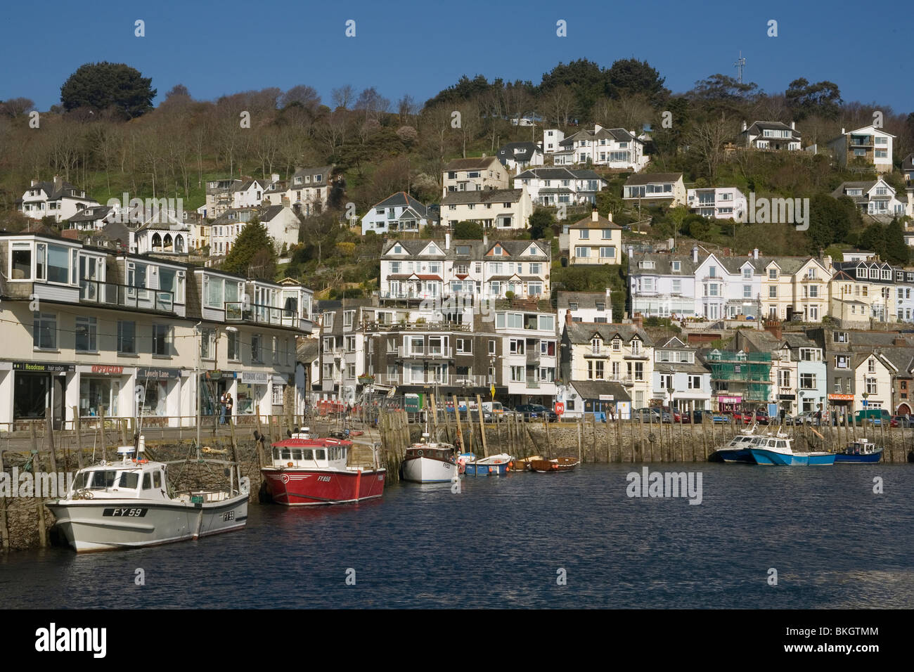 England Cornwall Looe Stock Photo Alamy