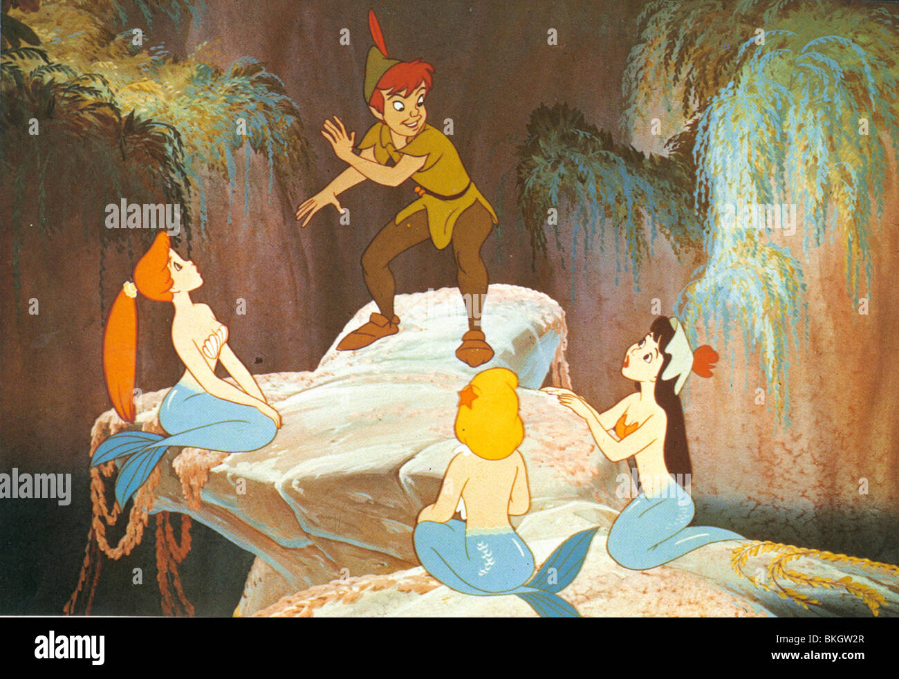 PETER PAN (1953) ANIMATION CREDIT DISNEY PTP 002FOH Stock Photo
