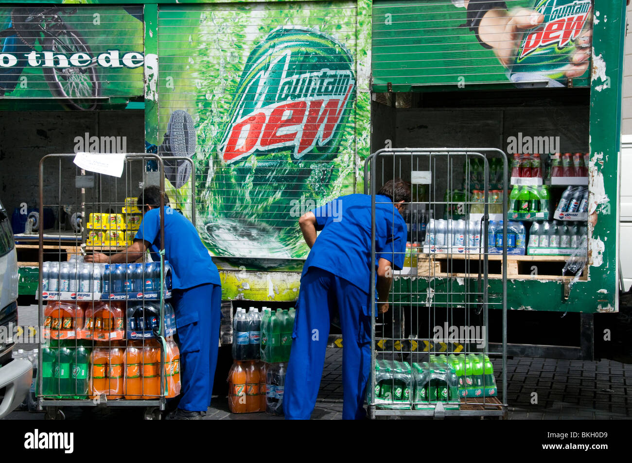 Soft drinks being delivered in hires stock photography and images Alamy