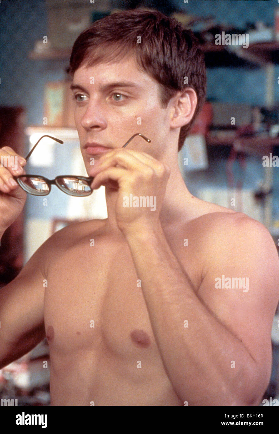 SPIDER-MAN (2002) SPIDERMAN (ALT) TOBEY MAGUIRE SPDR 033 Stock Photo