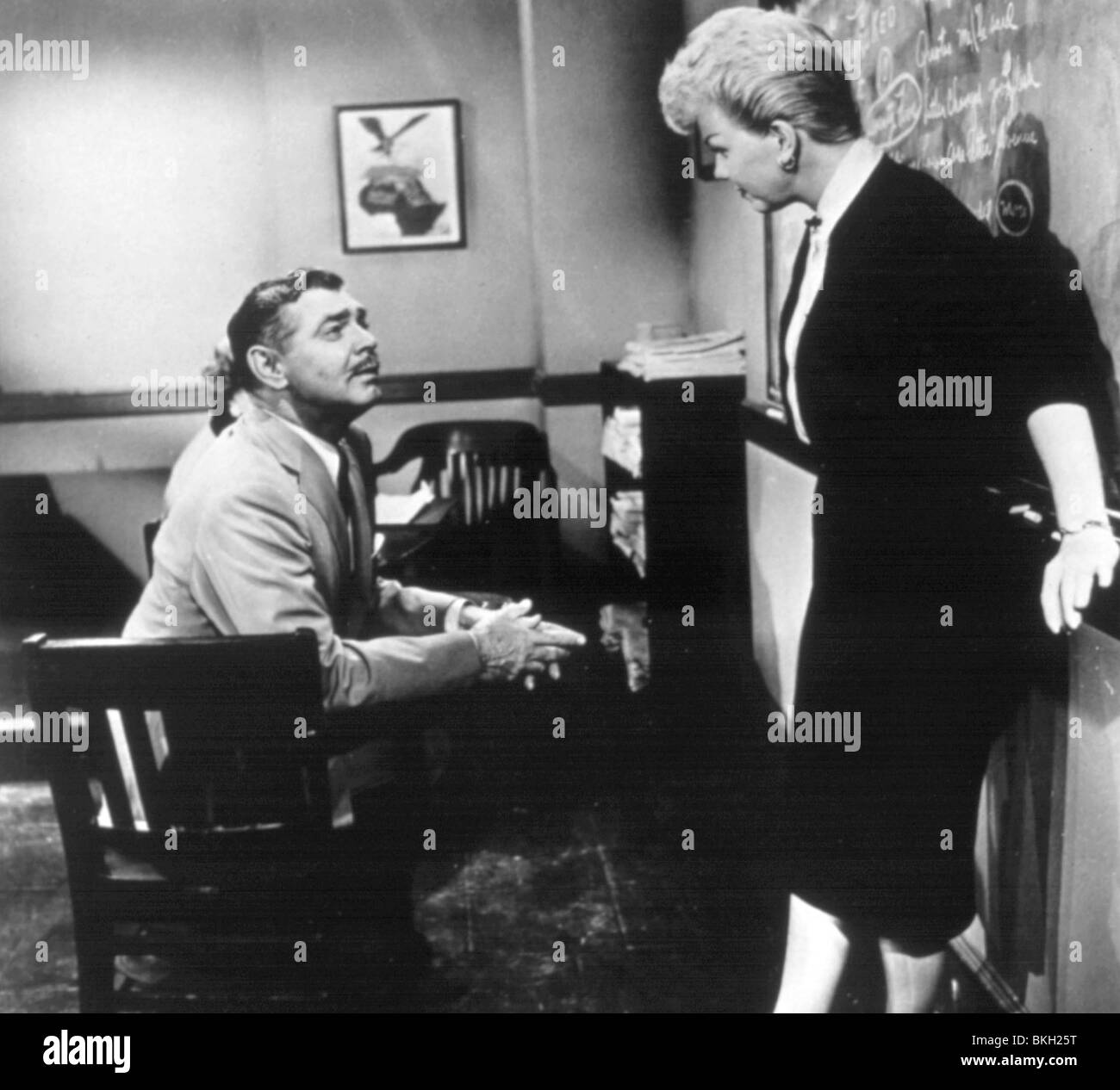TEACHER'S PET (1958) CLARK GABLE, DORIS DAY TCP 002 Stock Photo