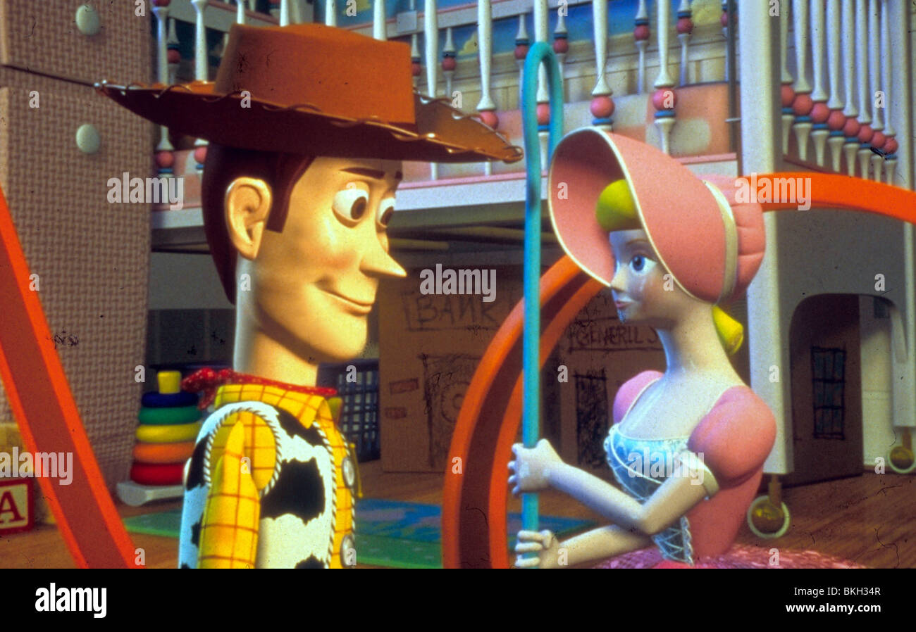 TOY STORY (1995) ANIMATED WOODY, BOPEEP CREDIT DISNEY TYSY 016 H Stock
