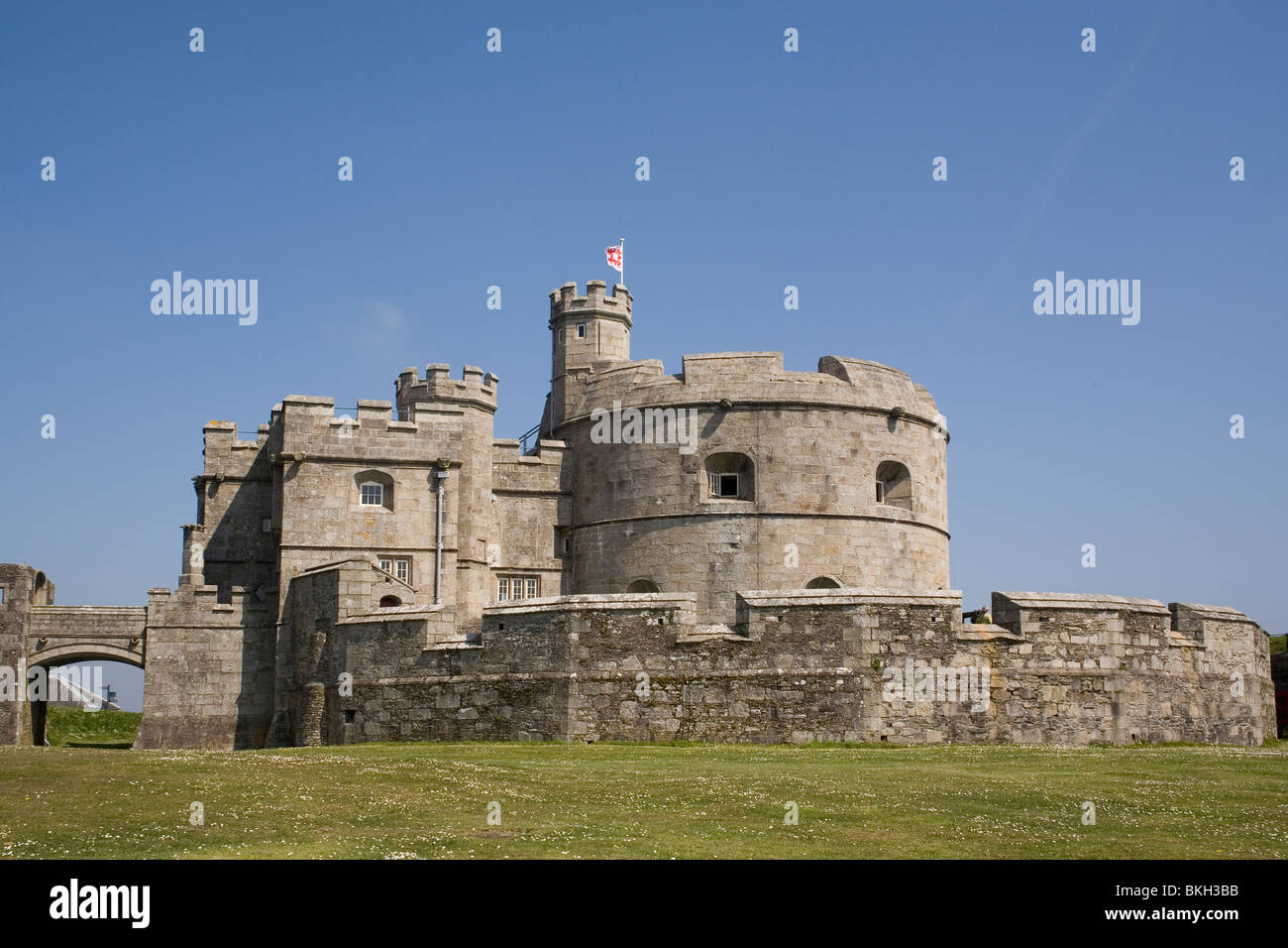 England Cornwall Falmouth Pendennis castle, Henry VIII's fort Stock Photo
