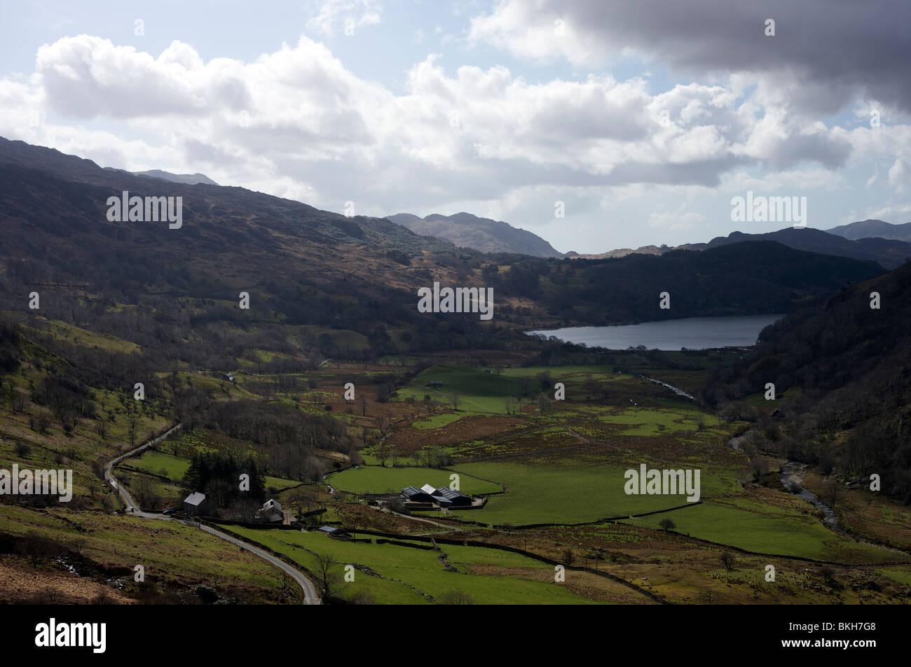 Nant Gwynant, Snowdonia National Park, North Wales, UK Stock Photo