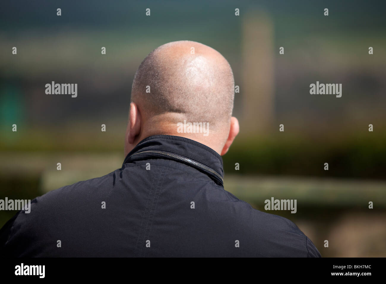 bald head Stock Photo