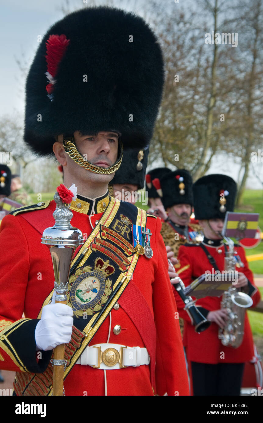 Drum Major Royal Regiment of Fusiliers Stock Photo Alamy