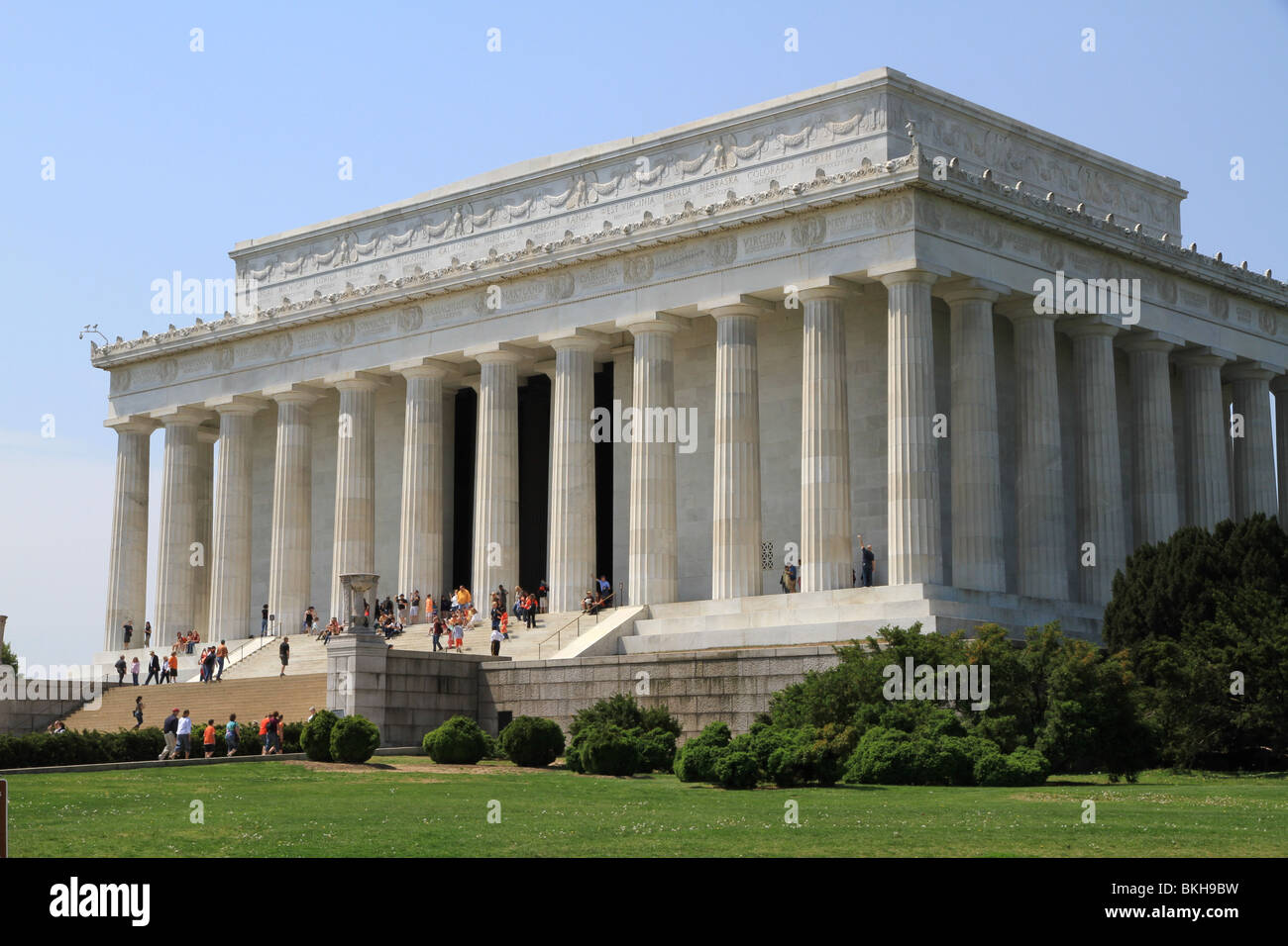 The Lincoln Memorial in Washington, DC Stock Photo
