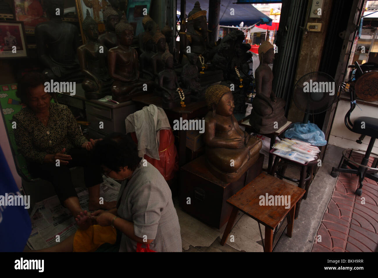 Bangkok Thailand Foot Massage High Resolution Stock Photography and