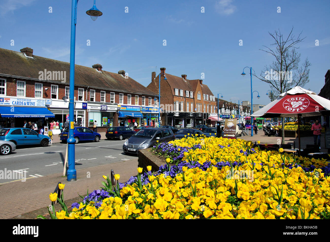 Darkes Lane, Potters Bar, Hertfordshire, England, United Kingdom Stock