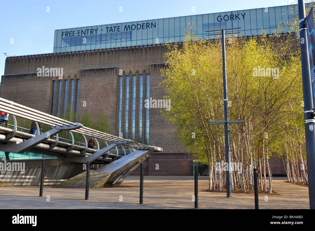 Tate Modern Art Gallery  South Bank London UK Stock Photo