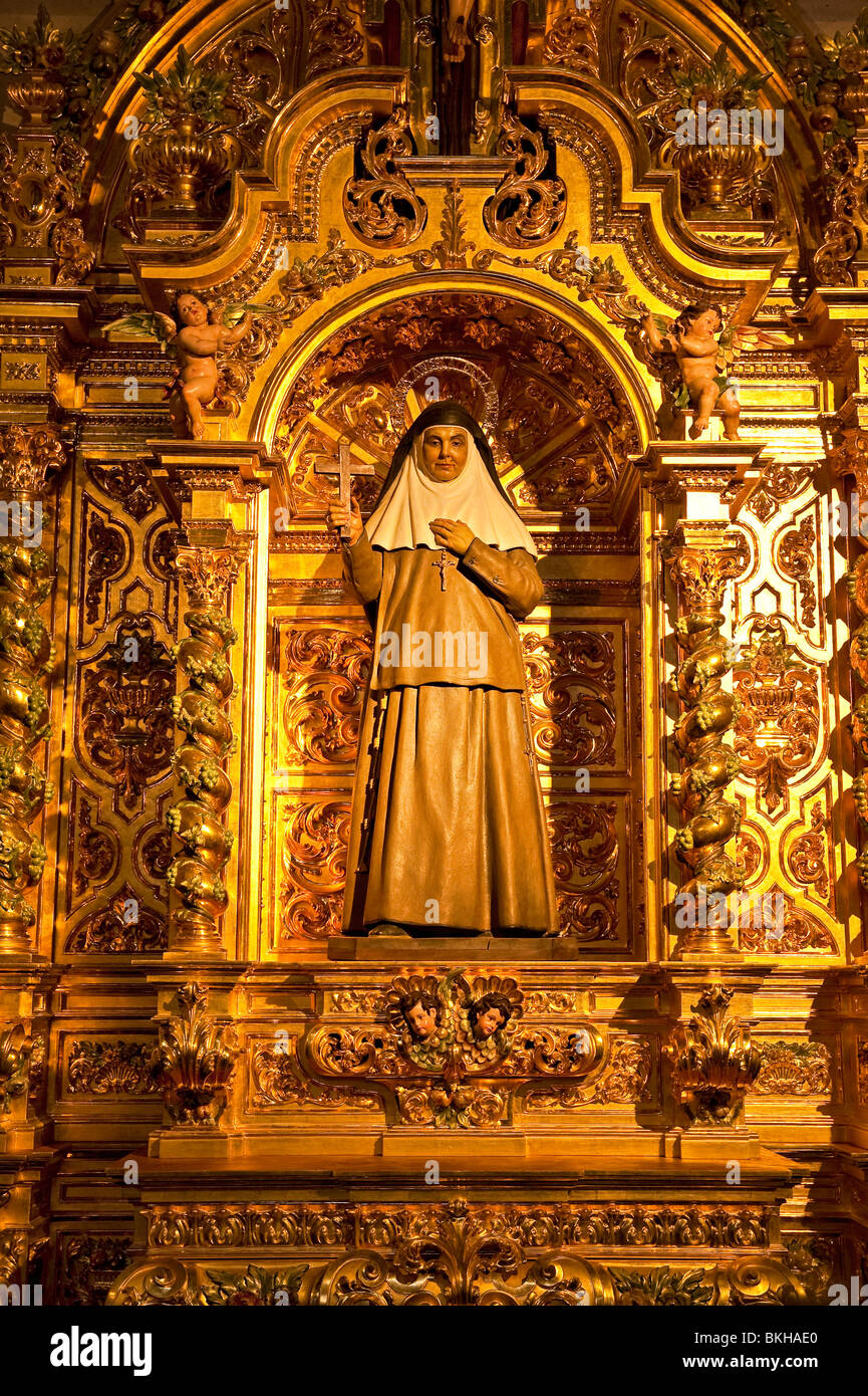 Chapel within the Catedral de la Almudena, Madrid, Spain Stock Photo