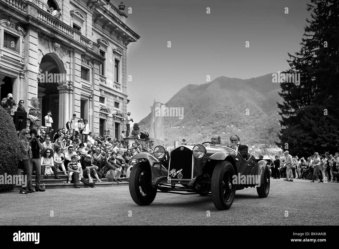 Alfa Romeo 6c 1750GS Zagato 1931 at the Villa Erba Concorso D'Eleganza Como italy Stock Photo