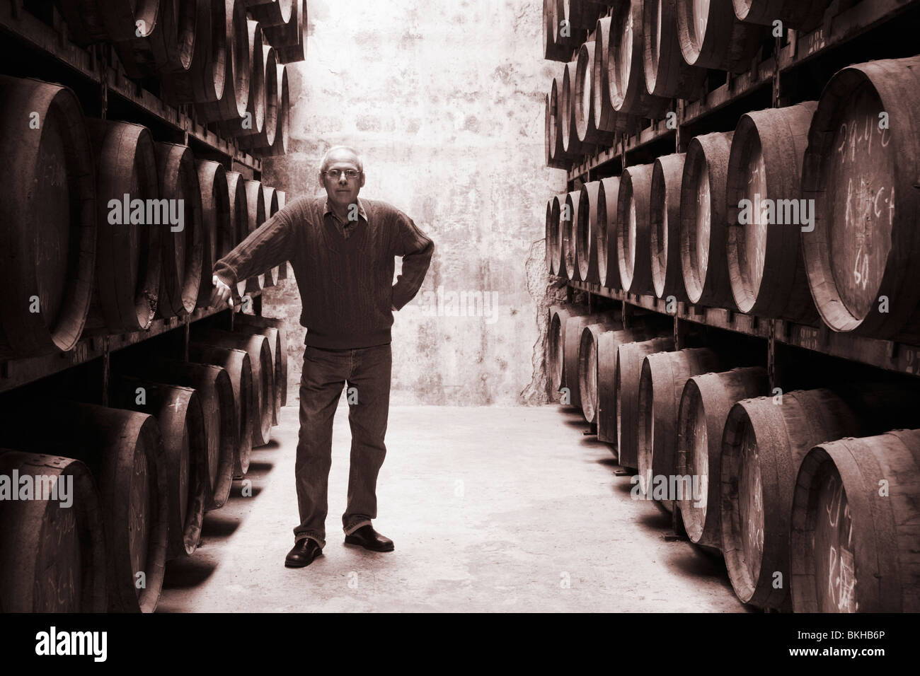 Arehucas distillery in Arucas on Gran Canaria Stock Photo