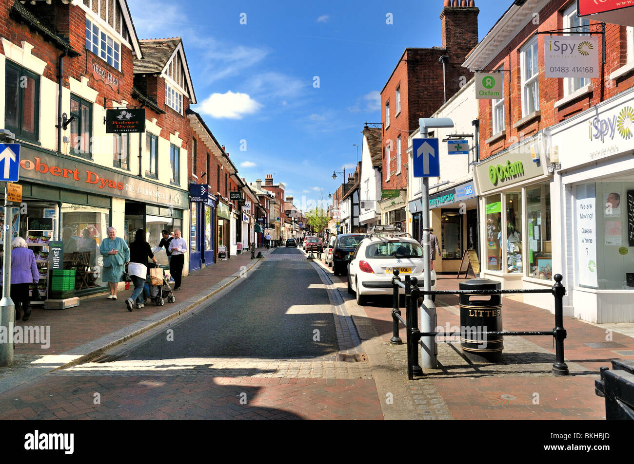 Godalming Town Centre Stock Photo Alamy