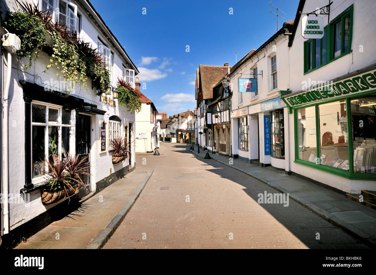 Godalming Town Centre Surrey England UK Stock Photo - Alamy